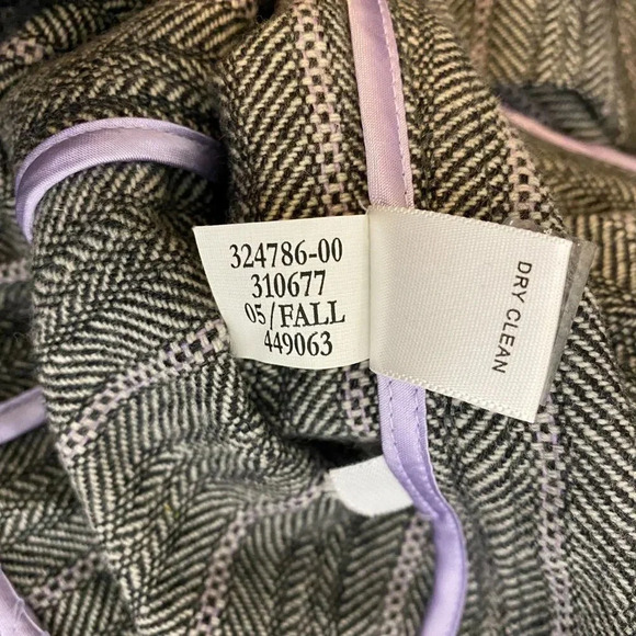 Banana Republic Wool Tweed Blazer Jacket Women's Size 8 Gray Career Formal - Picture 13 of 13